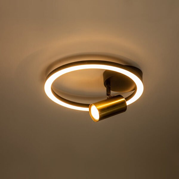 LED&GU10 Round Circle Track Light Spot Light Flush Mount in 3000K Warm White - Image 7