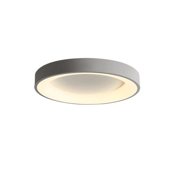 LED Grey Round Flush Mount Ceiling Light - Image 5