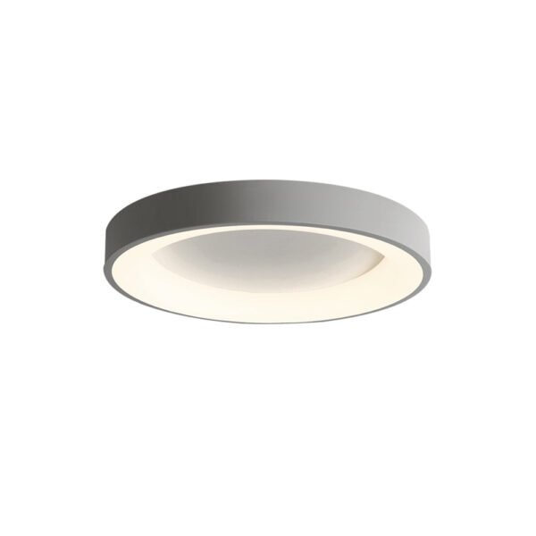 LED Grey Round Flush Mount Ceiling Light - Image 6