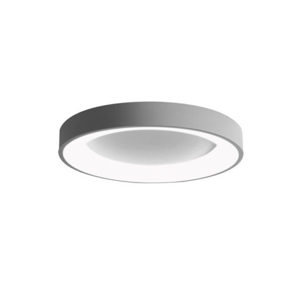 LED Grey Round Flush Mount Ceiling Light - Image 7