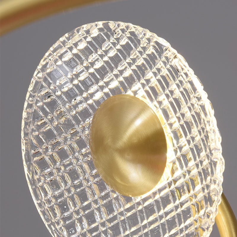 1/2 Light Curving Brass Wall Sconce - Image 6