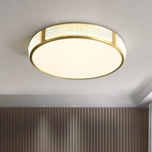 Acrylic LED Gold Flush Mount Ceiling Lights