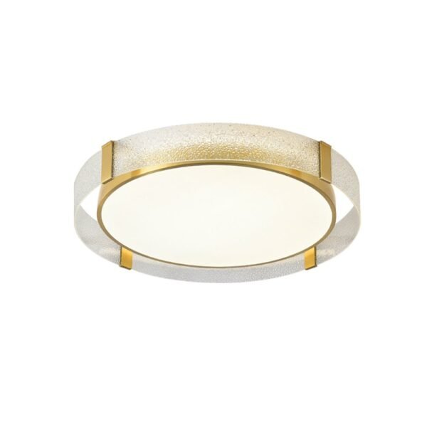 LED Glass Round Flush Mount Ceiling Light - Image 4