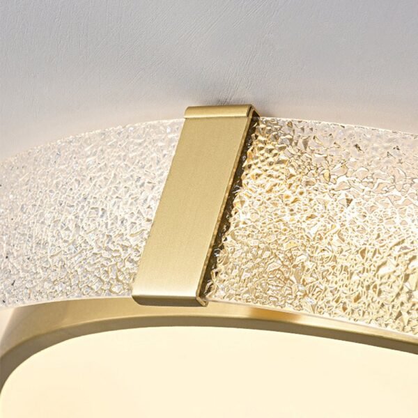 LED Glass Round Flush Mount Ceiling Light - Image 10