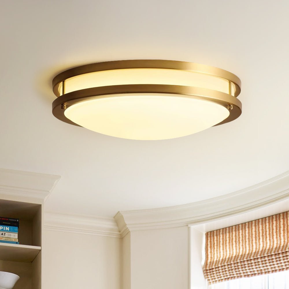 LED Metal Frame Flush Mount Ceiling Light