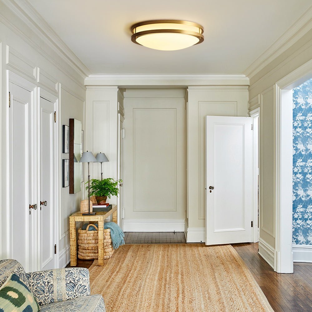 LED Metal Frame Flush Mount Ceiling Light - Image 2