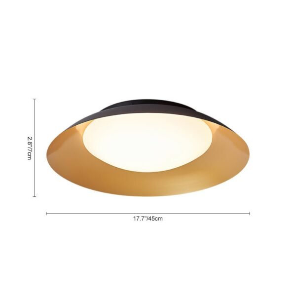 LED Saucer Flush Mount with Acrylic Diffuser - Image 8