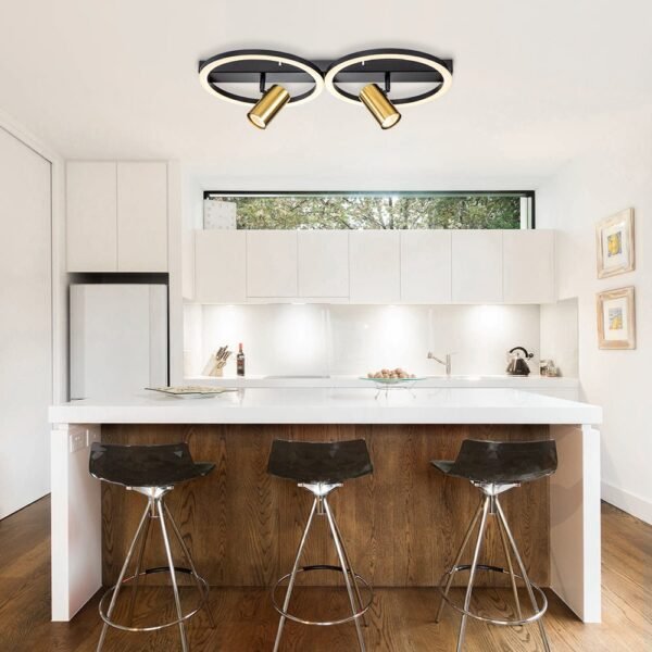 LED&GU10 Round Circle Track Light Spot Light Flush Mount in 3000K Warm White - Image 3