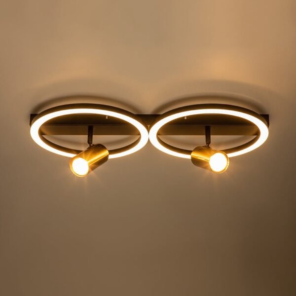 LED&GU10 Round Circle Track Light Spot Light Flush Mount in 3000K Warm White - Image 6