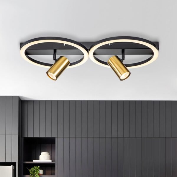 LED&GU10 Round Circle Track Light Spot Light Flush Mount in 3000K Warm White