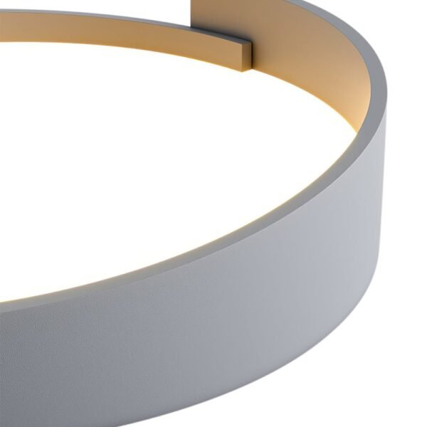 Minimalist LED Thin Circular Flush Mount Panel Light - Image 8