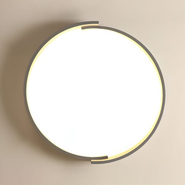 Minimalist LED Thin Circular Flush Mount Panel Light - Image 12