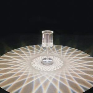 Modern Battery Crystal PMMA Table Lamp