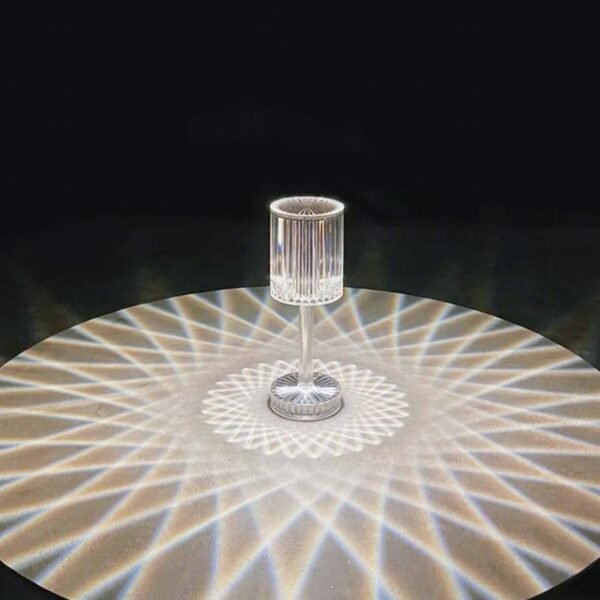 Modern Battery Crystal PMMA Table Lamp