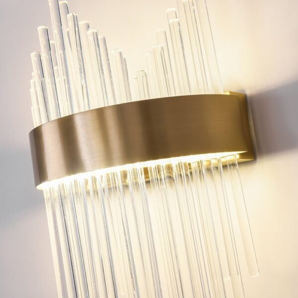 Multiple Glass Strips LED Wall Sconces - Image 10
