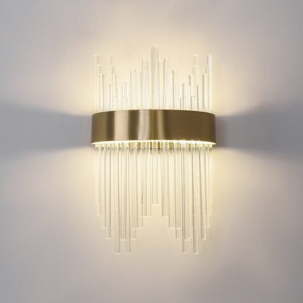 Multiple Glass Strips LED Wall Sconces - Image 6