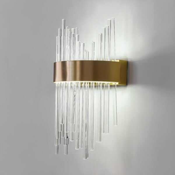 Multiple Glass Strips LED Wall Sconces - Image 3