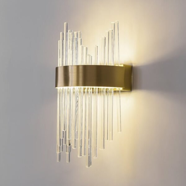 Multiple Glass Strips LED Wall Sconces - Image 5
