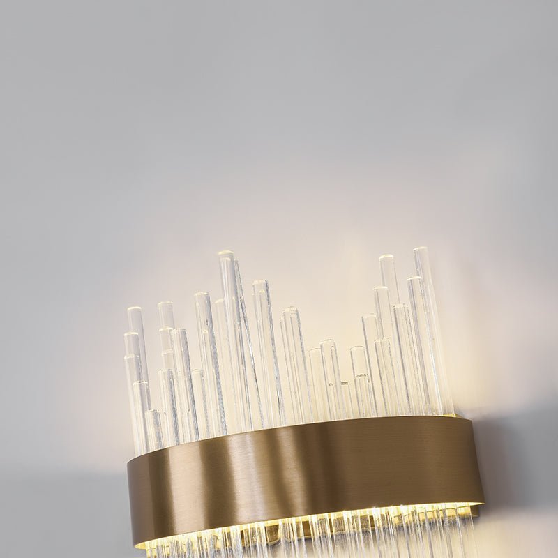 Multiple Glass Strips LED Wall Sconces - Image 9