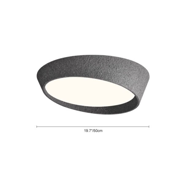 Nordic Half Moon Shaped LED Flush Mount Ceiling Light - Image 10