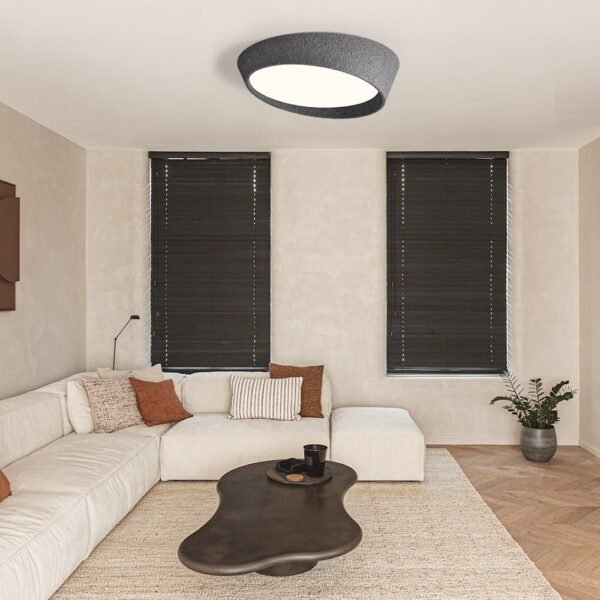 Nordic Half Moon Shaped LED Flush Mount Ceiling Light - Image 3