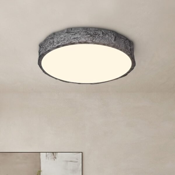 Nordic LED Stone Rock Design Flush Mount - Image 4