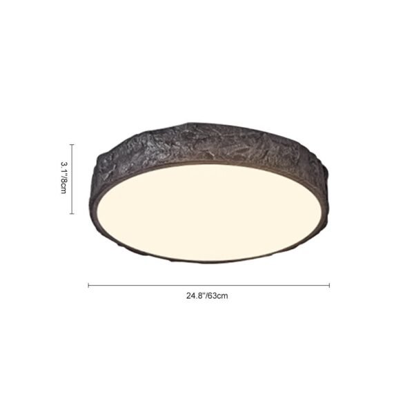 Nordic LED Stone Rock Design Flush Mount - Image 6