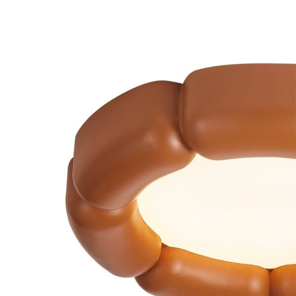 Simplistic Resin Nordic LED Wabi-Sabi Flush Mount Ceramic Ceiling Light - Image 11