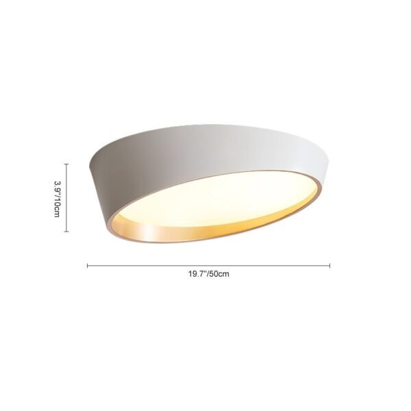 Slant Shape LED Flush Mount Truncated Cone Ceiling Light - Image 7