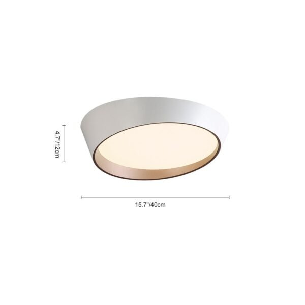 Slant Shape LED Flush Mount Truncated Cone Ceiling Light - Image 6