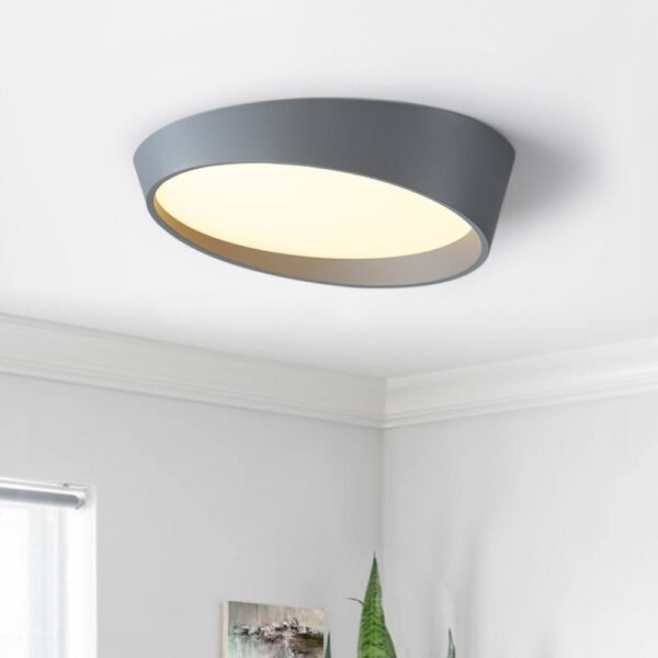 Slant Shape LED Flush Mount Truncated Cone Ceiling Light - Image 2